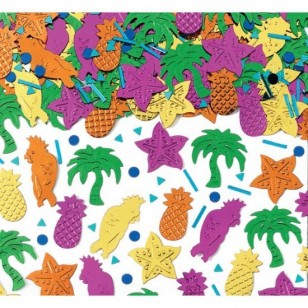 Island Party Table Confetti Island Party Table Confetti